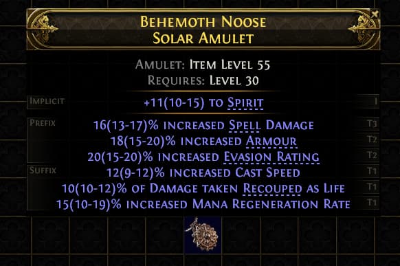 Behemoth Noose Solar Amulet#585624