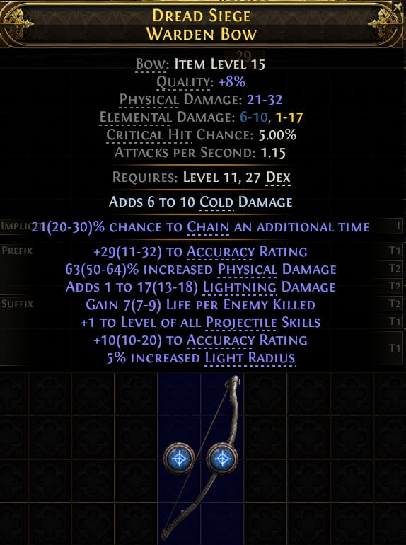 Dread Siege Warden Bow#352668