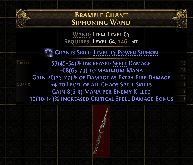 Bramble Chant Siphoning Wand#647485
