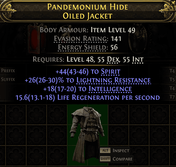 Pandemonium Hide Oiled Jacket#492703