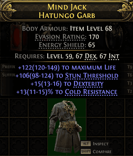 Mind Jack Hatungo Garb#529323