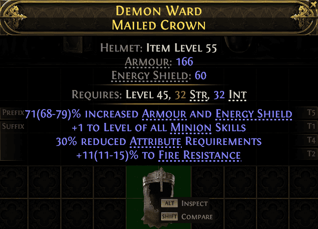 Demon Ward Mailed Crown#776403