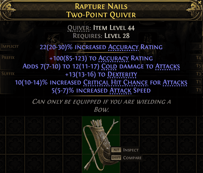 Rapture Nails Two-Point Quiver#936297