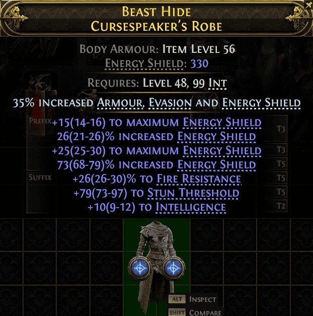 Beast Hide Cursespeaker'S Robe#509764