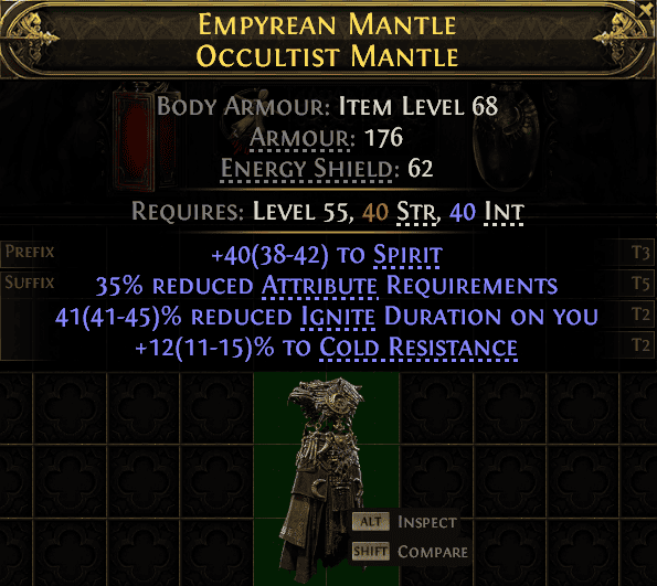 Empyrean Mantle Occultist Mantle#941904