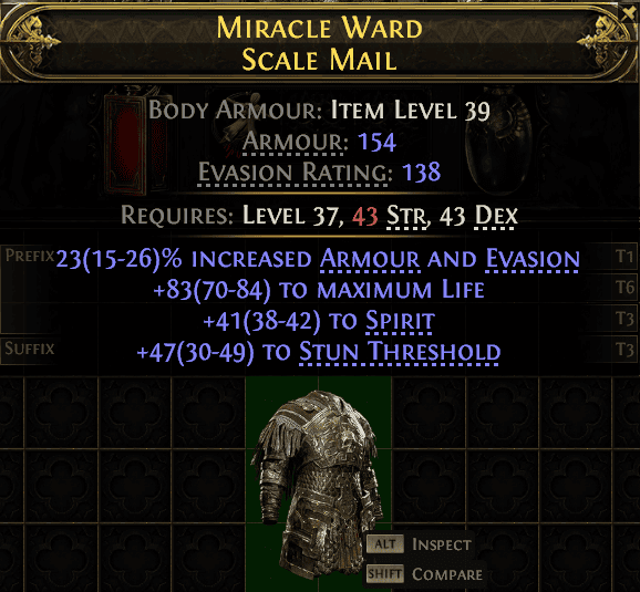Miracle Ward Scale Mail#259386