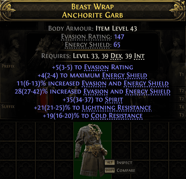 Beast Wrap Anchorite Garb#615400