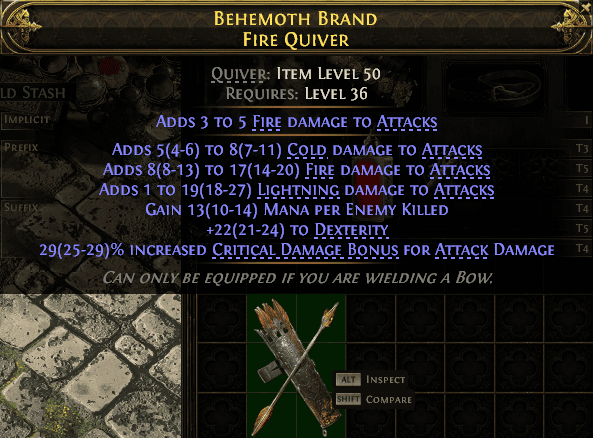 Behemoth Brand Fire Quiver#255407