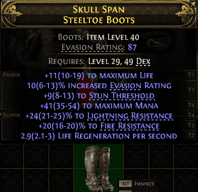 Skull Span Steeltoe Boots#95624