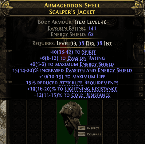 Armageddon Shell Scalper'S Jacket#895808