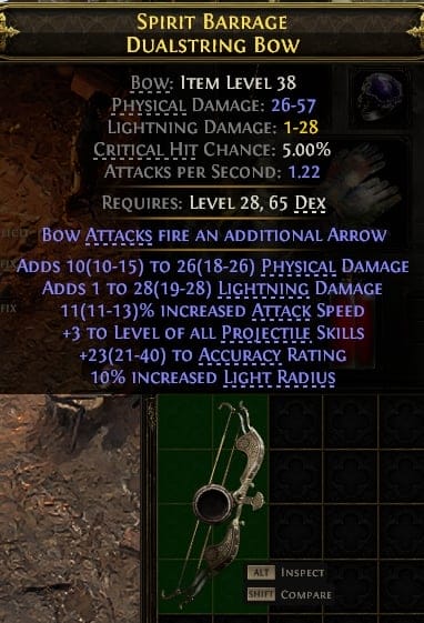 Spirit Barrage Dualstring Bow#278123