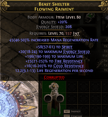 Beast Shelter Flowing Raiment#648238