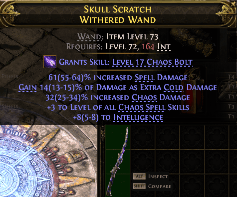 Skull Scratch Withered Wand#994095