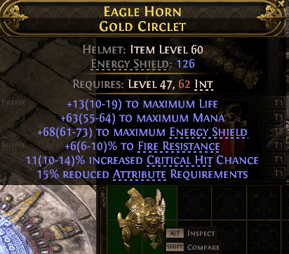 Eagle Horn Gold Circlet#279823