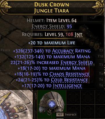 Dusk Crown Jungle Tiara#762116
