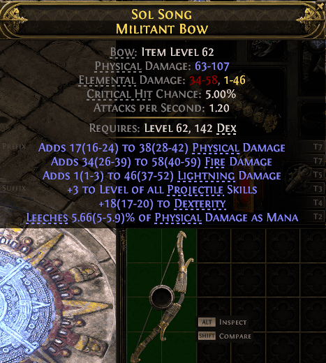 Sol Song Militant Bow#155067