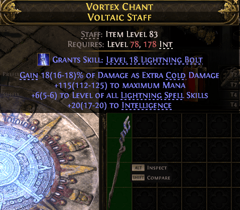 Vortex Chant Voltaic Staff#119674