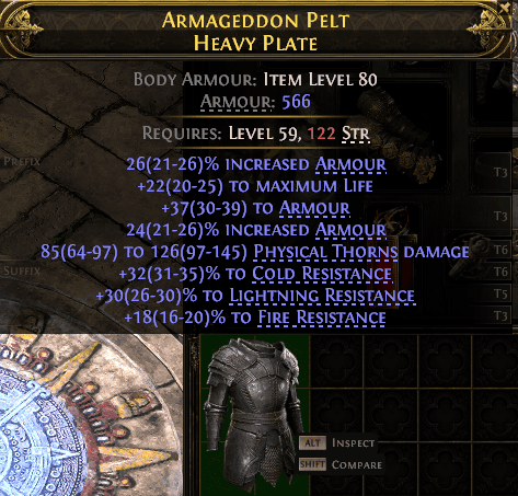 Armageddon Pelt Heavy Plate#766472