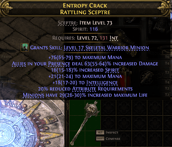 Entropy Crack Rattling Sceptre#137025