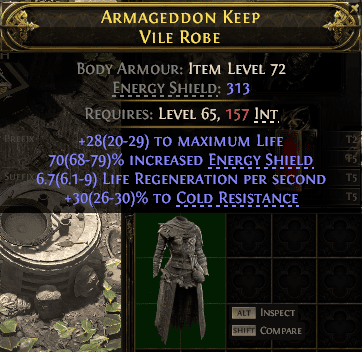 Armageddon Keep Vile Robe#356323