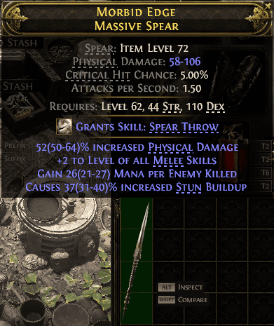 Morbid Edge Massive Spear#292460