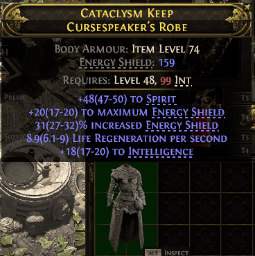 Cataclysm Keep Cursespeaker'S Robe#389247