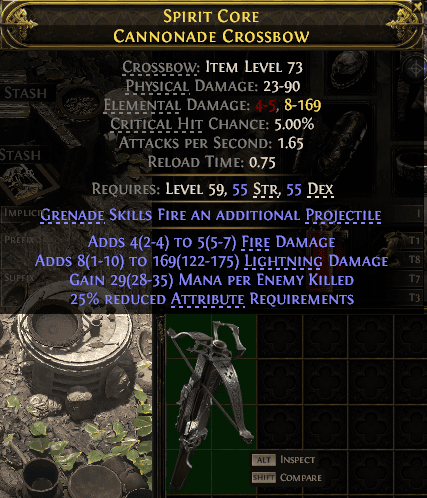 Spirit Core Cannonade Crossbow#748158