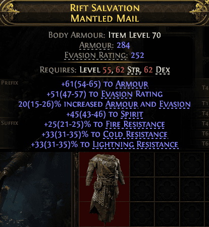 Rift Salvation Mantled Mail#958092