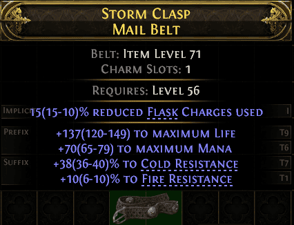 Storm Clasp Mail Belt#969976