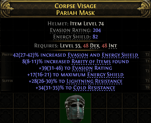 Corpse Visage Pariah Mask#661096