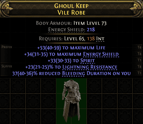Ghoul Keep Vile Robe#981147