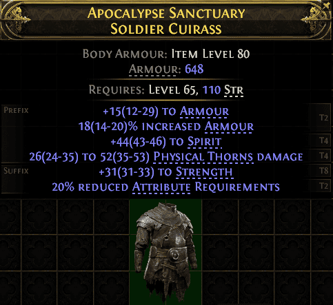 Apocalypse Sanctuary Soldier Cuirass#716649