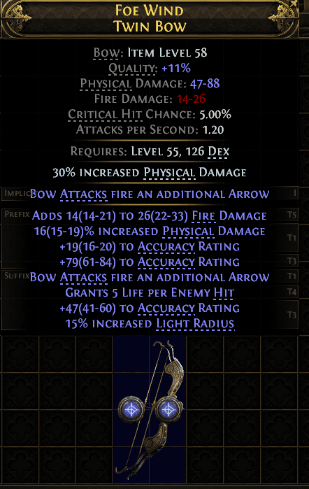 Foe Wind Twin Bow#169340