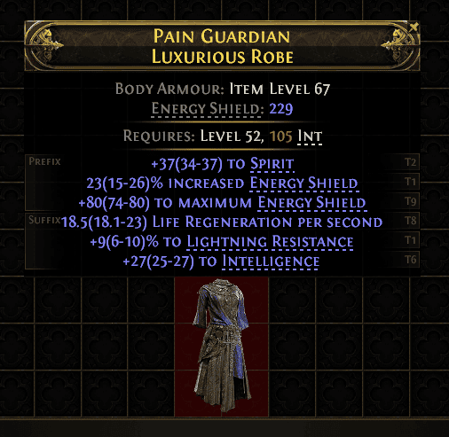 Pain Guardian Luxurious Robe#139178