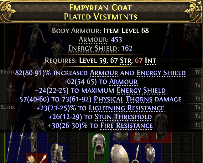 Empyrean Coat Plated Vestments#994681