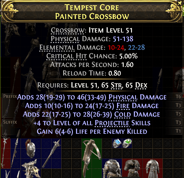 Tempest Core Painted Crossbow#700602