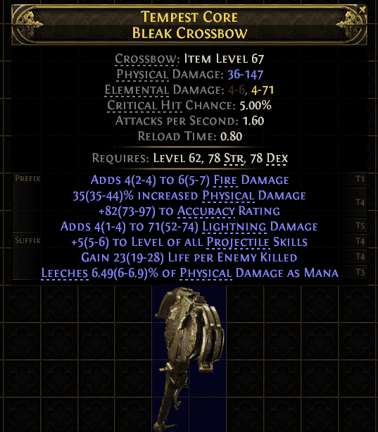 Tempest Core Bleak Crossbow#807479