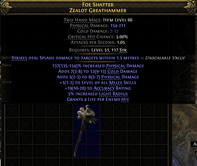 Foe Shatter Zealot Greathammer#43062