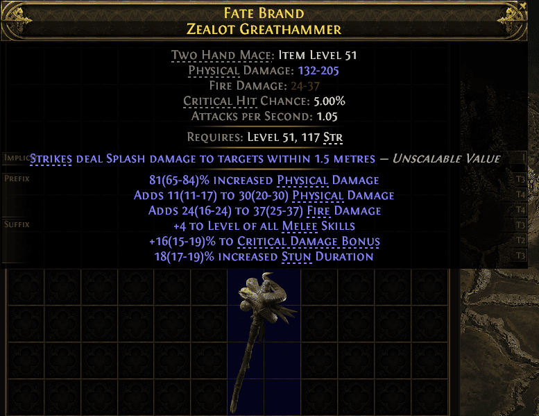 Fate Brand Zealot Greathammer#506947