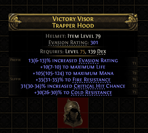 Victory Visor Trapper Hood#770317