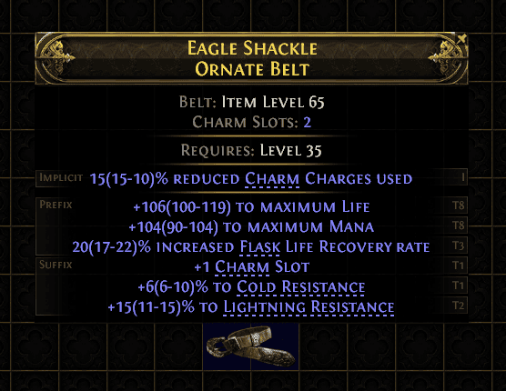 Eagle Shackle Ornate Belt#735891