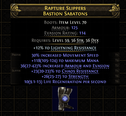 Rapture Slippers Bastion Sabatons#263800