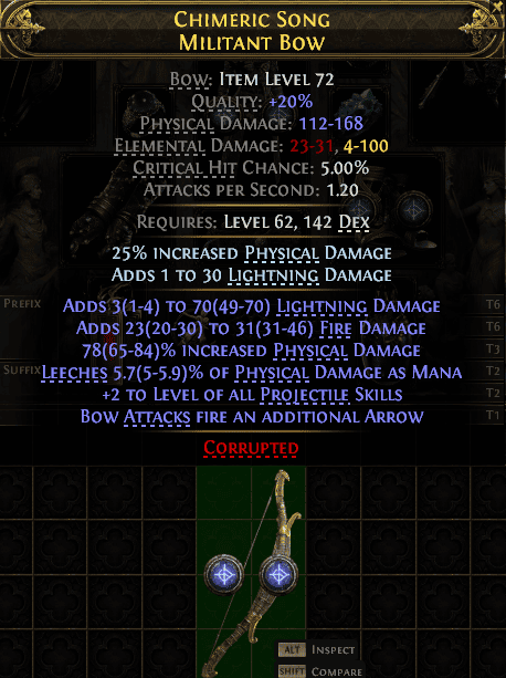 Chimeric Song Militant Bow#512302