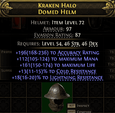 Kraken Halo Domed Helm#899697