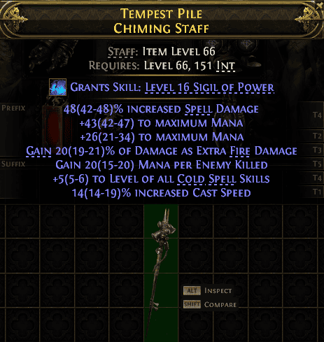Tempest Pile Chiming Staff#770234