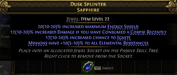 Dusk Splinter#819927