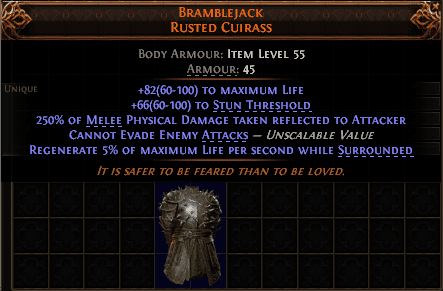 Bramblejack Rusted Cuirass#53621