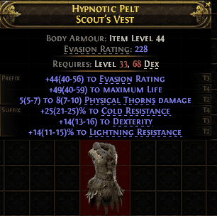 Hypnotic Pelt Scout'S Vest#51774