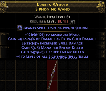 Kraken Weaver Siphoning Wand#372147