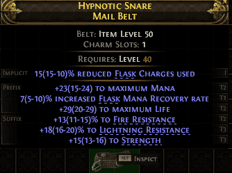 Hypnotic Snare Mail Belt#398420